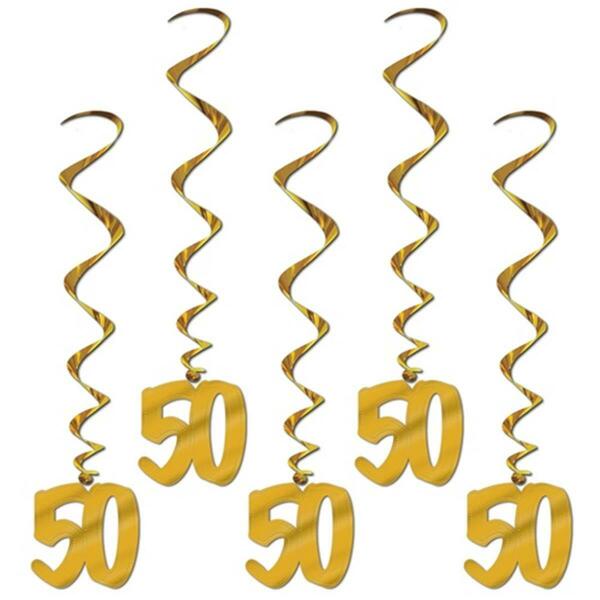 Goldengifts 50th Anniversary Whirls, 6PK GO48612